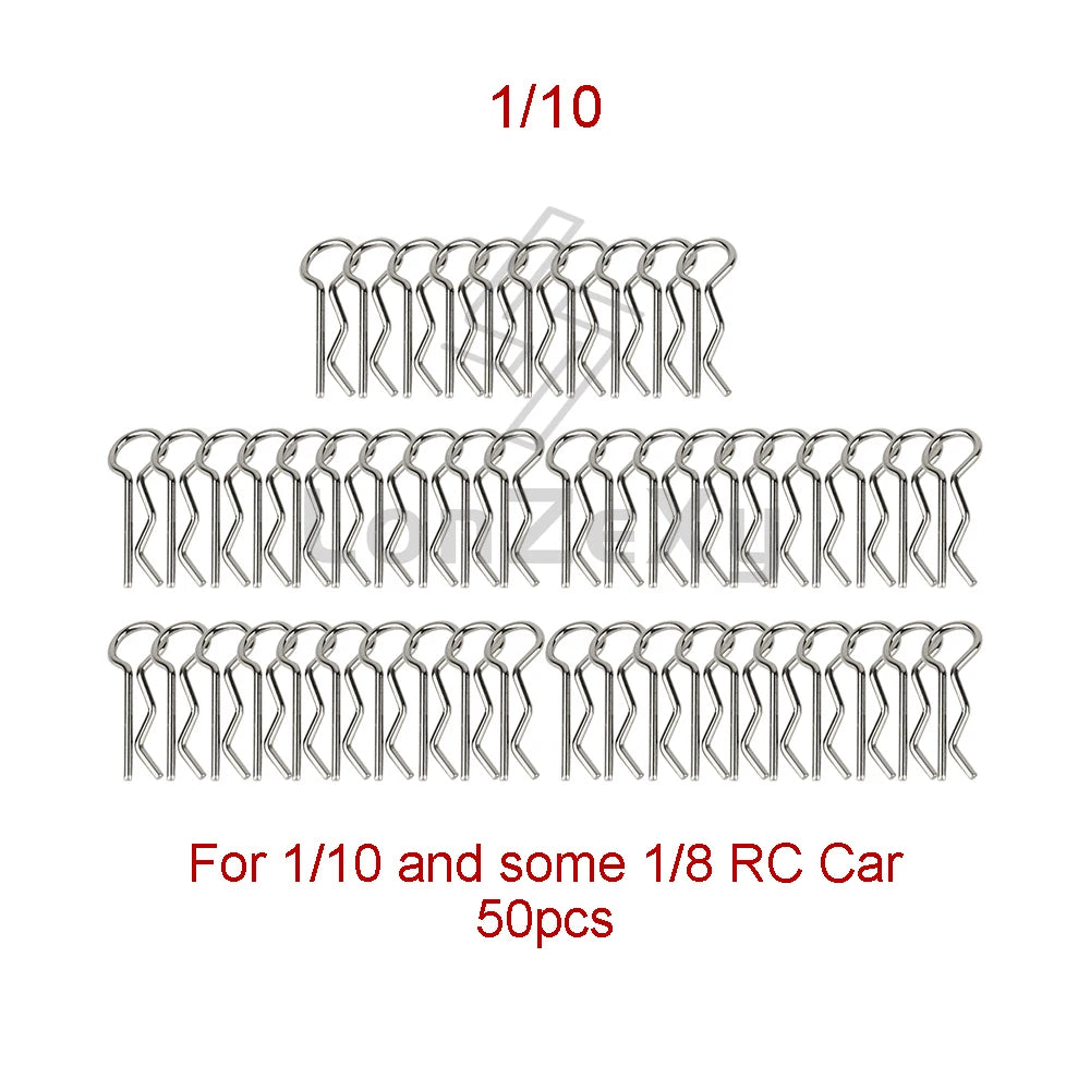 304 Stainless Steel R Clips for RC Car Body Shell lifestyle view