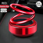 Car Suspended Rotating Double Ring Aromatherapy | Solar Car Air Freshener Ornament alternate view