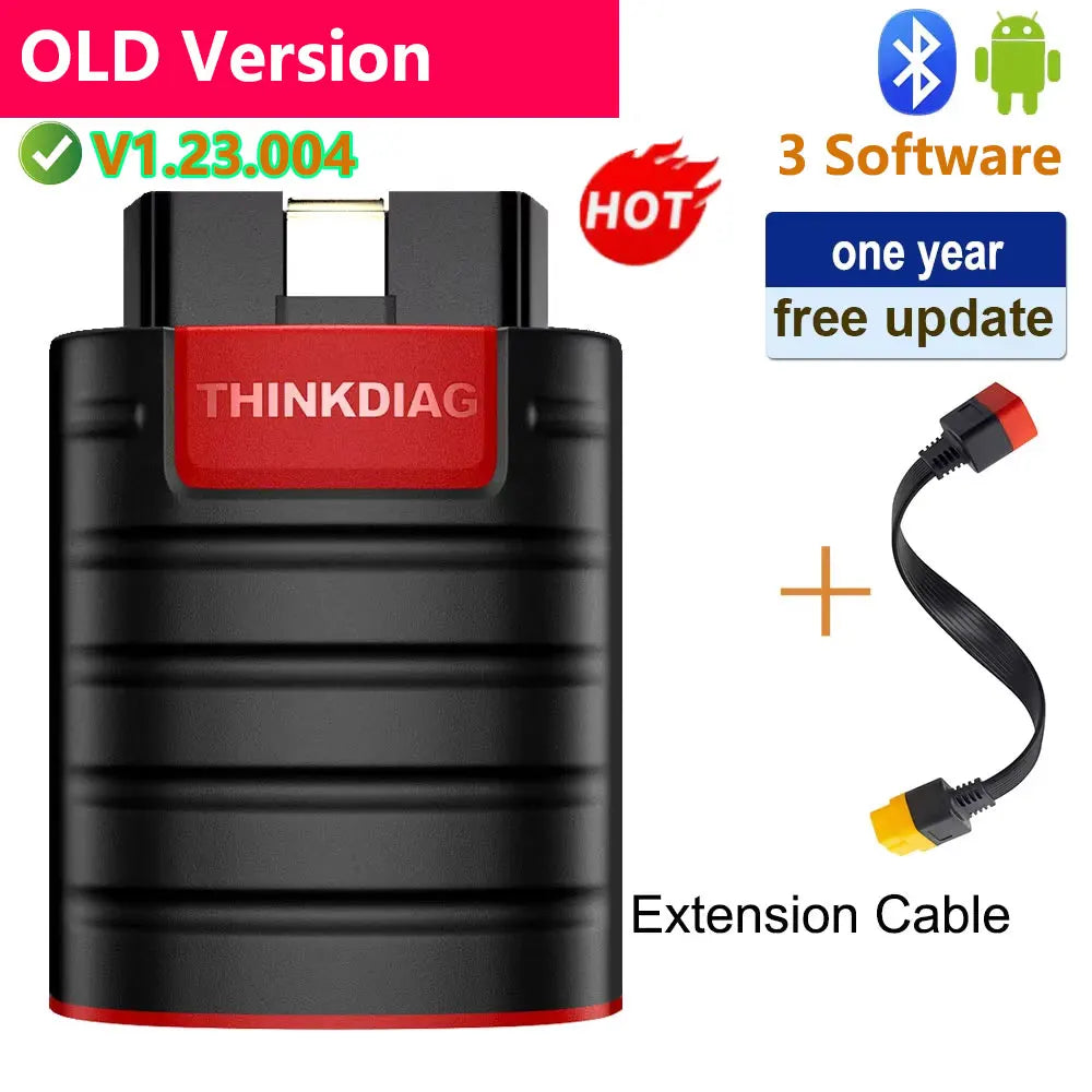 THINKCAR Thinkdiag HOT Version All System Diagnostic Tool 16 Resets Service ECU Coding Bi-Directional OBD2 Scanner 1 Year Free