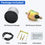 2'' 52mm 7 Color Car Gauge Set | Multi-Function 12V Gauge with Digital and Analog Dis lifestyle view