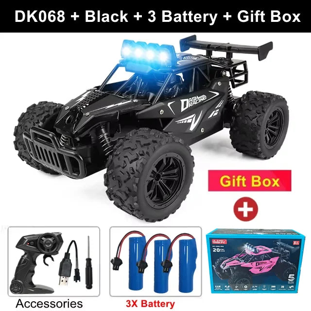 Oike RC Car 1:16 Model With LED Lights Radio Off-road Remote Control Climbing Vehic additional angle