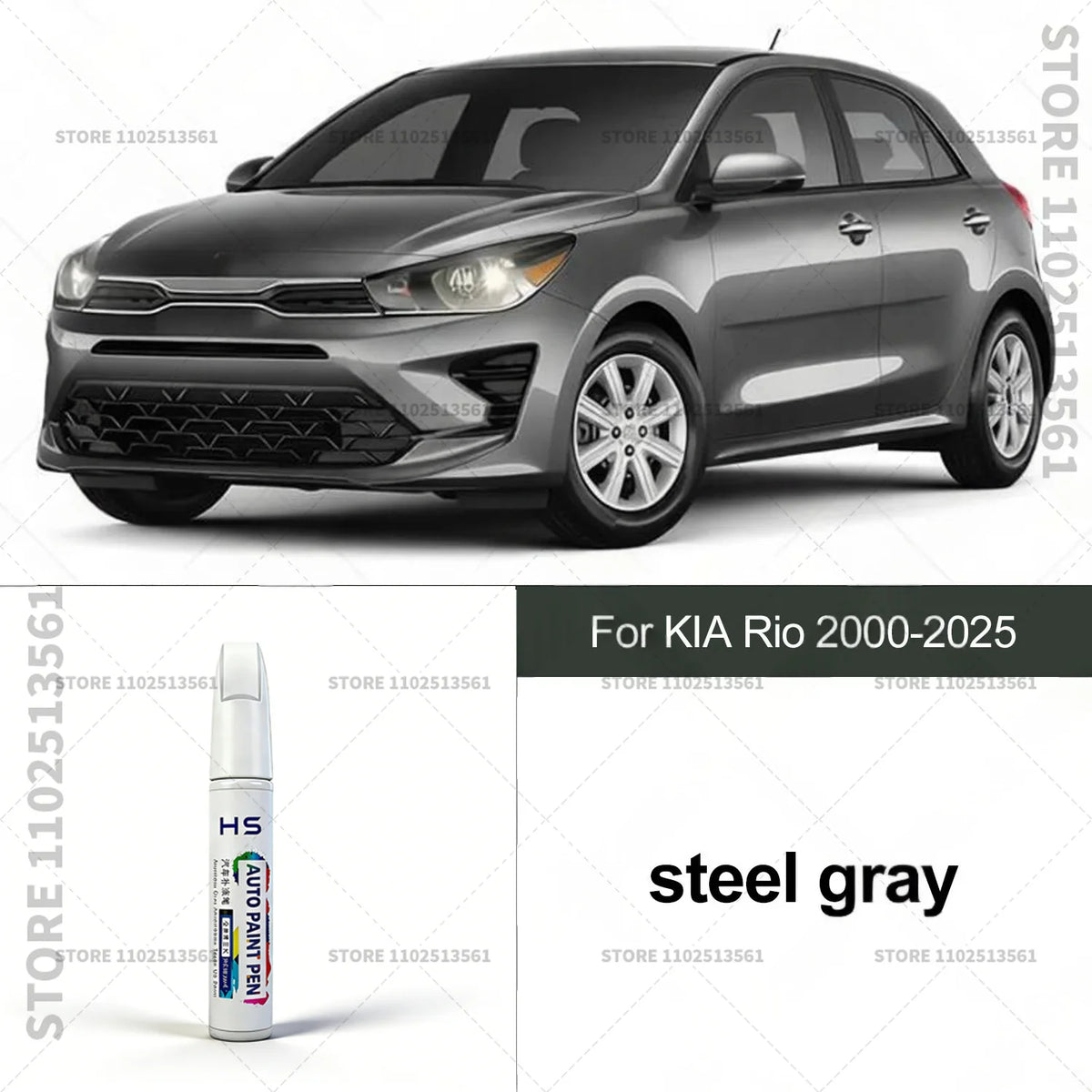 Touch Up Paint Pen for Car Scratch Repair Quick Dry Auto Paint Brush for Minor Paint alternate view