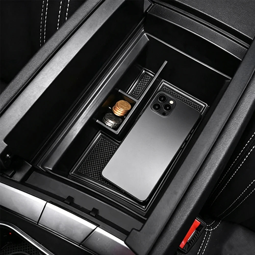 For Ford Territory 2020 2021 2022 2023 Armrest Storage Box Tray Center Console Organiz close-up view