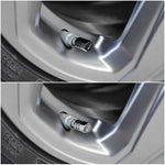 4Pcs Aluminum Alloy Tire Valve Caps for BYD Models | Waterproof Dustproof Cover Set additional angle