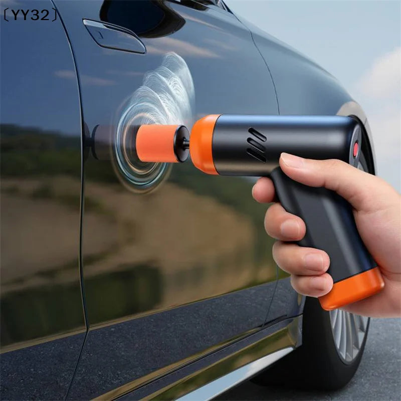 Mini Cordless Car Polishing Machine | 2-Speed Electric Buffer for Scratch Removal