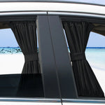 2pcs 50cm Car Sun Shade Side Window Curtain | Foldable UV Protection Auto Accessories