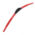 Colorful Push Button 19mm Car Windshield Wiper blades Universal Soft Double layer Rubber Frameless Bracketless 14 20" 22" 24"26"