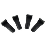 4Pcs Plastic Jaw Clamp Cover Protector Wheel Rim Guards | Black Tire Changer Accessori close-up view