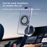 Foldable Magnetic Phone Holder | 360° Adjustable Vacuum Car Mount for Car, Desk, Ba additional angle
