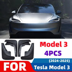 Tesla Model 3 Highland Mud Flaps (2024–2026) | Front & Rear Wheel Splash Guards, 4-Pi alternate view