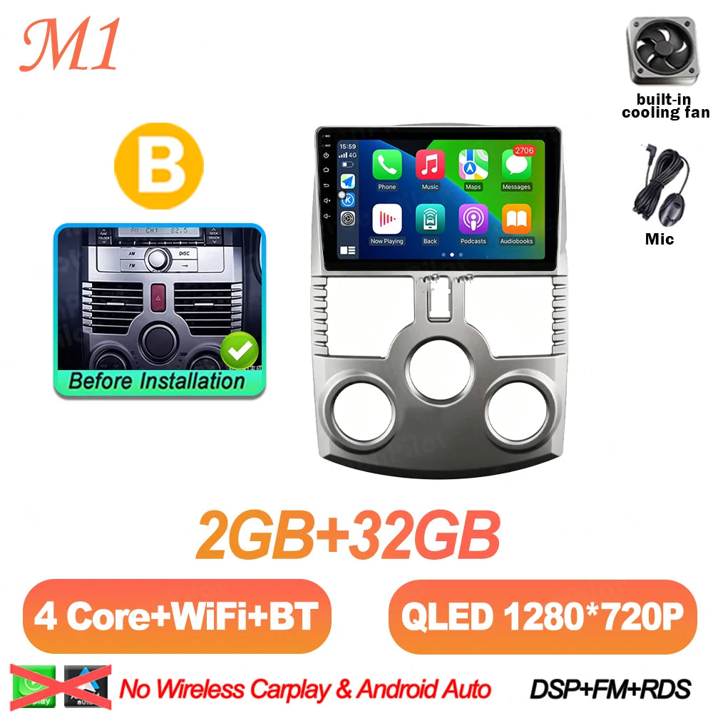 Android 16 For Toyota Rush DAIHATSU TERIOS 2006 - 2011 Car Radio Stereo Head Unit Multim detail view