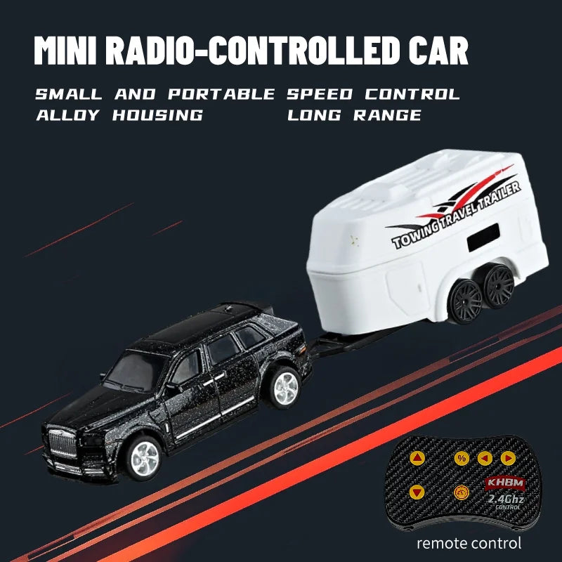 New RC Car MINI Alloy 1/64 Remote Control Car Convenient to Carry 60 Minutes of Work alternate view