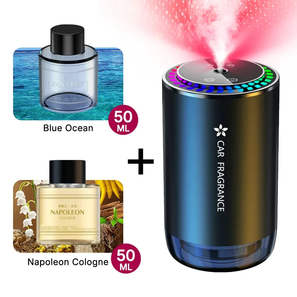 Car Mounted Perfume Aromatherapy | Automatic Spray Odor Remover with Star Ceiling Lig alternate view