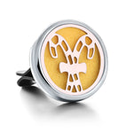 Refillable Car Air Freshener Diffuser Clip | Auto Vent Aromatherapy lifestyle view