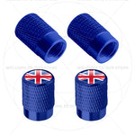 For Sweden Swedish Flag Union Jack Britain Flag Emblem 4Pcs Aluminum Motorcycle Car T alternate view