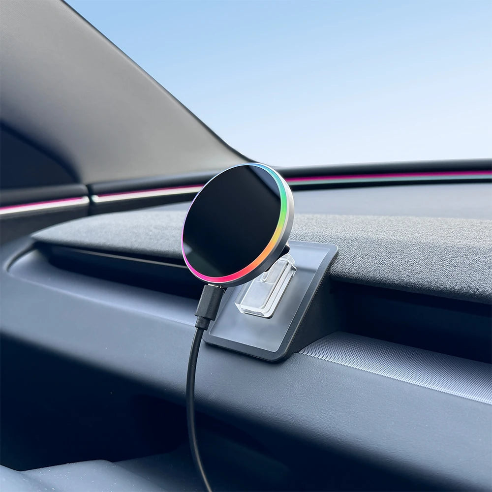 Phone Holder Mount Magnetic Phone Mount Compatible with MagSafe for iPhone 17 For Tesla Model Y Laun