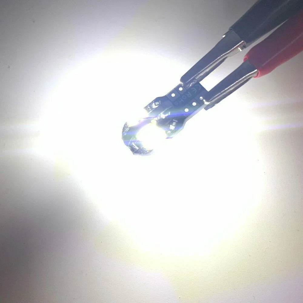 10PCS T10 LED Bulbs Canbus 12V Car Interior Light close-up view