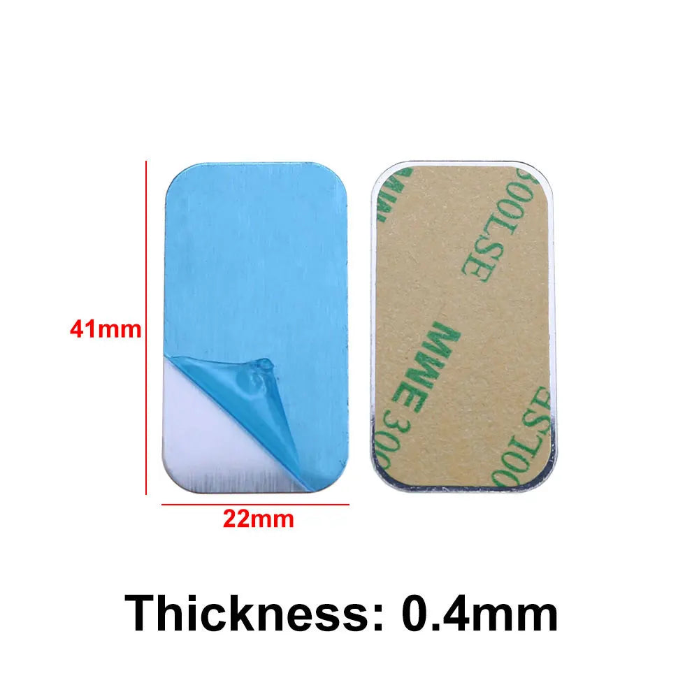 JCD 10pcs Silver Magnetic Metal Plate for Car Phone Holder | Universal Iron Sheet Mou lifestyle view