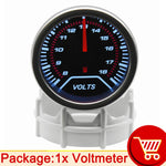 52mm Car Gauge Set Water Temp Boost Oil Pressure Voltmeter Tachometer | Universal 12V lifestyle view