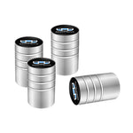 4pcs Car Tire Valve Caps Aluminum Alloy Dust Covers for Geely Models | Airtight Dustp lifestyle view