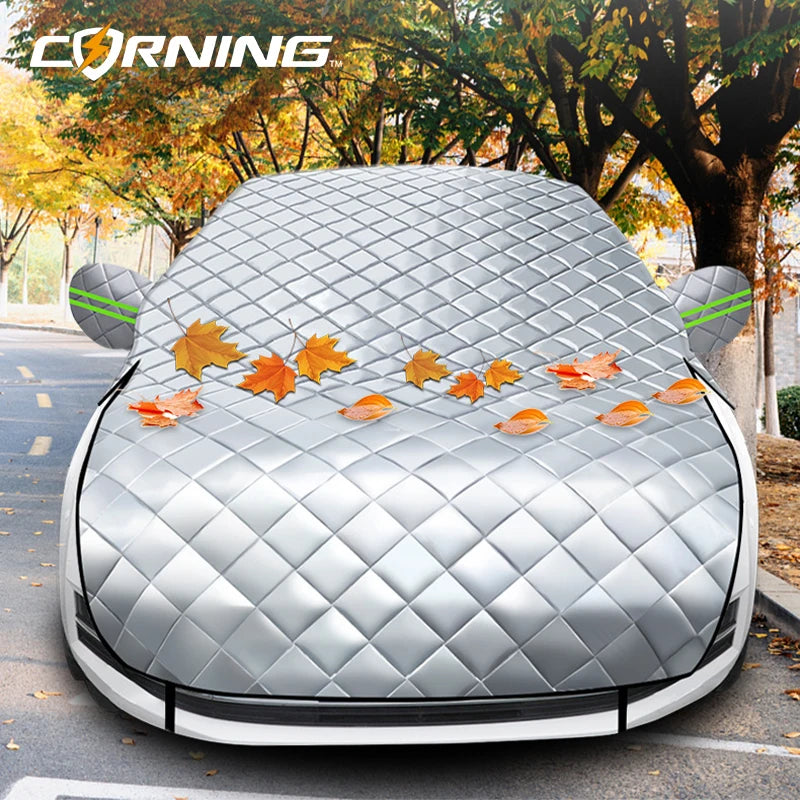 3/5-Layer Thicken Car Snow Cover | Windshield Hood Protection for Winter detail view