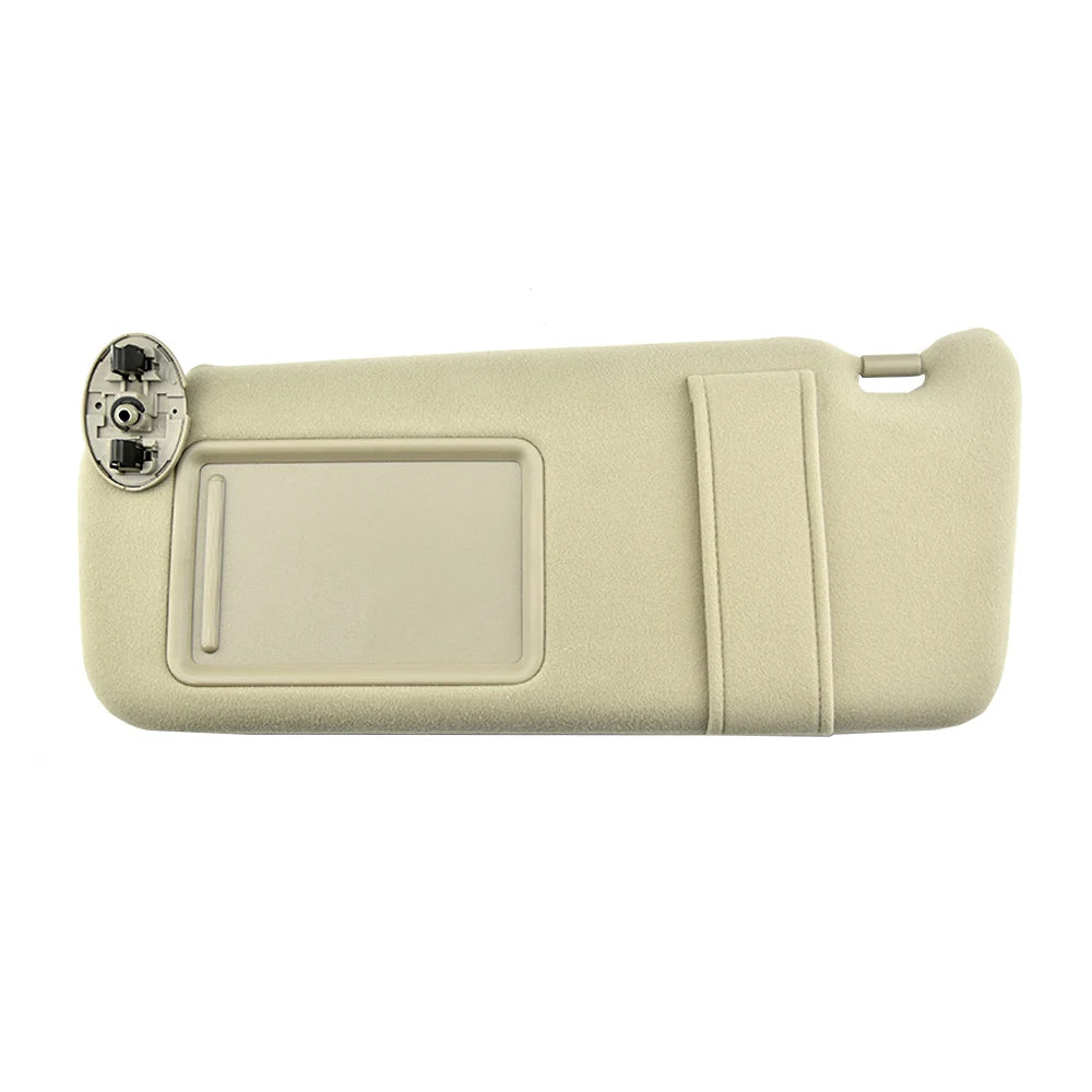 For 2007-2011 for Toyota Camry Hybrid Sun Visor Replacement Beige Driver Car Sun Shade With Makeup Mirror