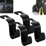 Multifunctional Car Headrest Hook Hidden Rear Seat Hanger Universal In-Car Storage Pe lifestyle view