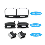 Car Rear Console Air Vent Outlet Grille AC Tab Clip Repair Kit Outer Frame For Benz  GLS GLE W167 350 400 450 500 580 2020-2025