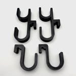 2Pcs Car Umbrella Hooks - Trunk Hangers for Sedans, No-Drill Seat Back Storage close-up view