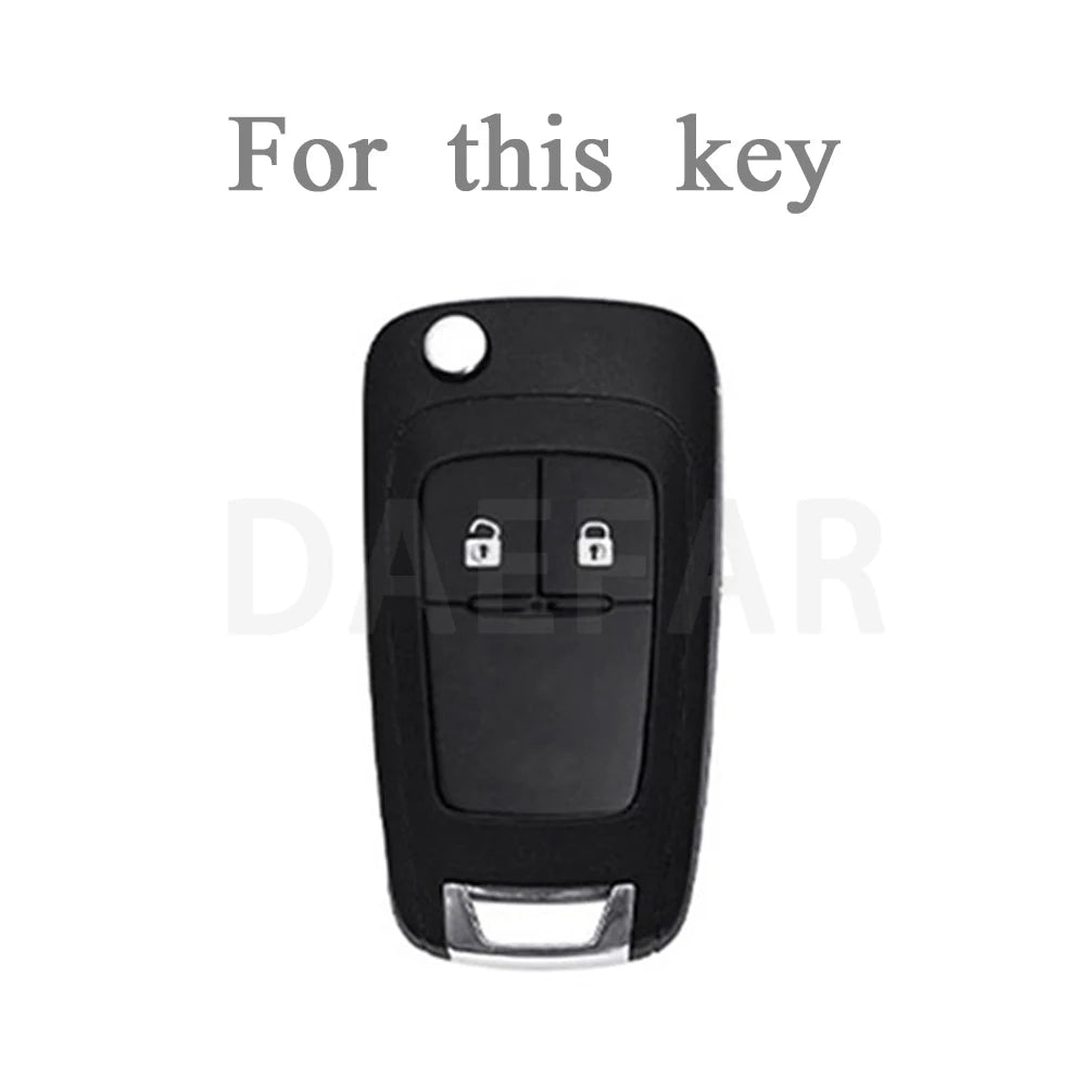 2 Buttons TPU Car Key Shell for Chevrolet Cruze Epica Lova Camaro Impala for Buick Op alternate view
