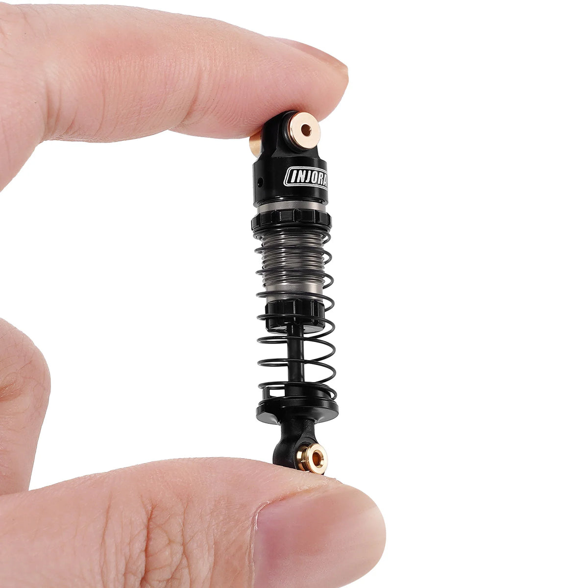 INJORA 36mm 40mm Big Bore Oil Shock Absorber for 1/24 RC Crawler SCX24 FCX24M close-up view