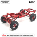 MN Series 82 82S Off-road Vehicle Parts - Metal Upgrade Accessories: Front and Rear Axles, Transmission Shaft, Tie Rods, Frame