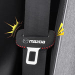 2Pcs Car Seat Belt Buckle Protector Cover for Mazda Models | Suede Accessories lifestyle view