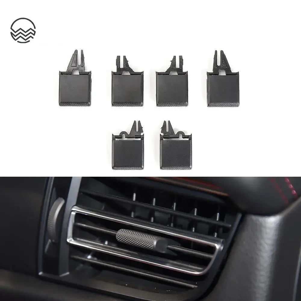 95B819110D Car Front Rear AC Air Vent Outlet Tab Clip Repair Kit Air Conditioning Vent Outlet Clip For Porsche Macan 2018-2021