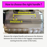 One Piece, B112 Luggage Accessory Handle, Universal Telescopic Handle for Luggage, Repla detail view