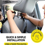 Car rear seat storage case with 3 storage pockets, oversized waterproof rear seat pro lifestyle view