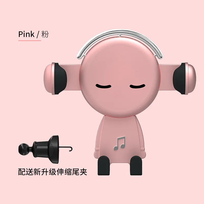 Gravity Car Phone Holder Air Vent Clip Universal Multifunctional Car Phone Mount for IPhone Xiaomi Samsung Car Accessories