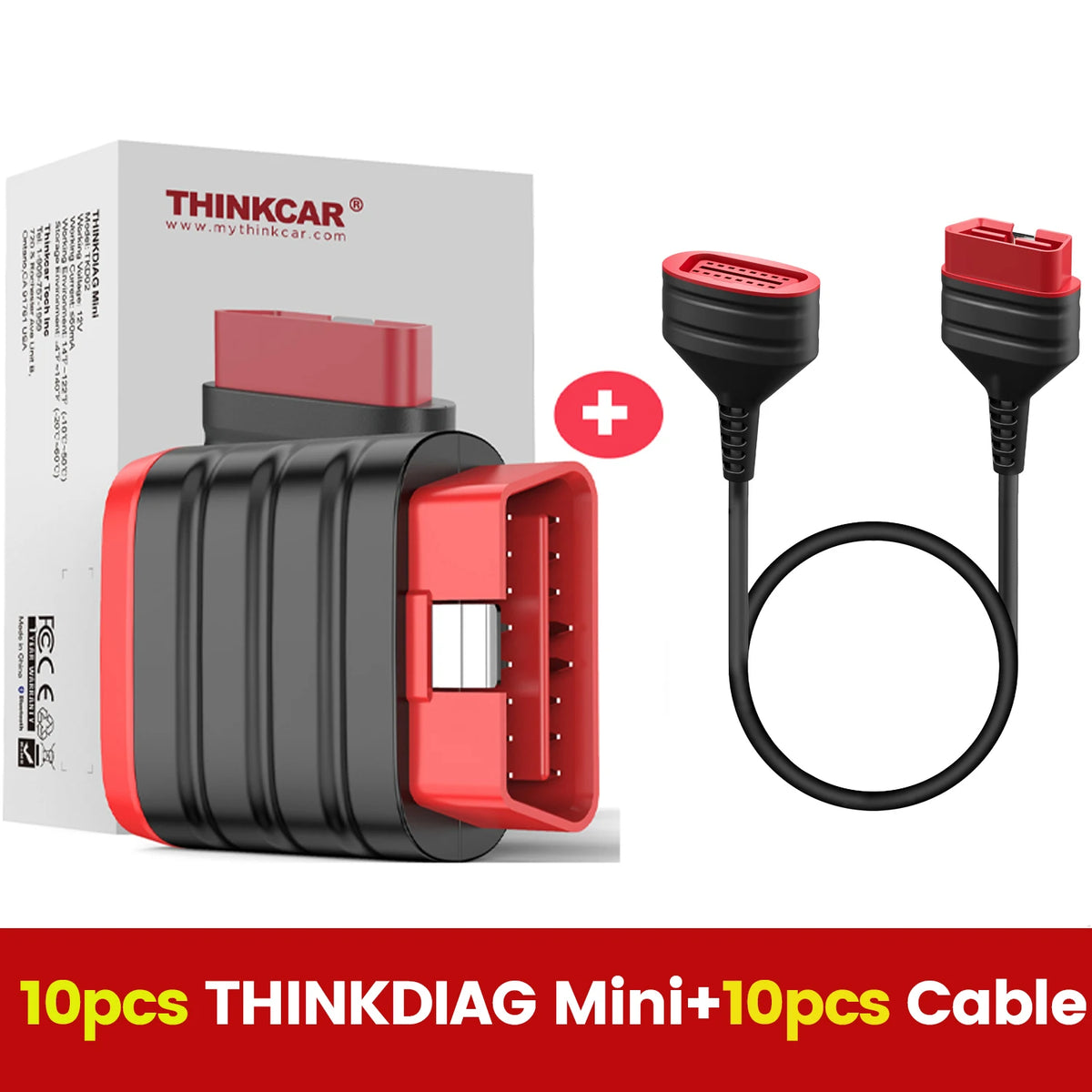 THINKCAR THINKDIAG Mini OBD OBD2 Scanner All-System Diagnosis Auto VIN Scan Tool Lifetime Free Update for All Cars After 1996