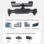 Telescopic Car Tablet Holder for Rear Row 4-12.9 Inch iPad close-up view