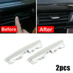 Add a Touch of Style to Your For BMW with 2x Dash AC Air Vent Outlet Paddle Clip Trim for X5 F15 F85 X6 F16 F86