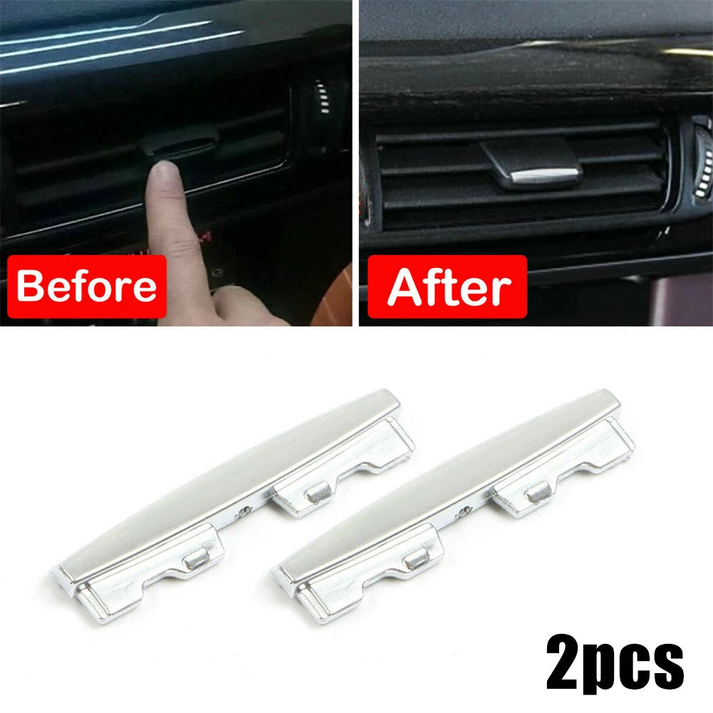 Add a Touch of Style to Your For BMW with 2x Dash AC Air Vent Outlet Paddle Clip Trim for X5 F15 F85 X6 F16 F86