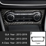 Car Styling Carbon fiber interior button panel Decoration Cover Trim Sticker frame Fo alternate view
