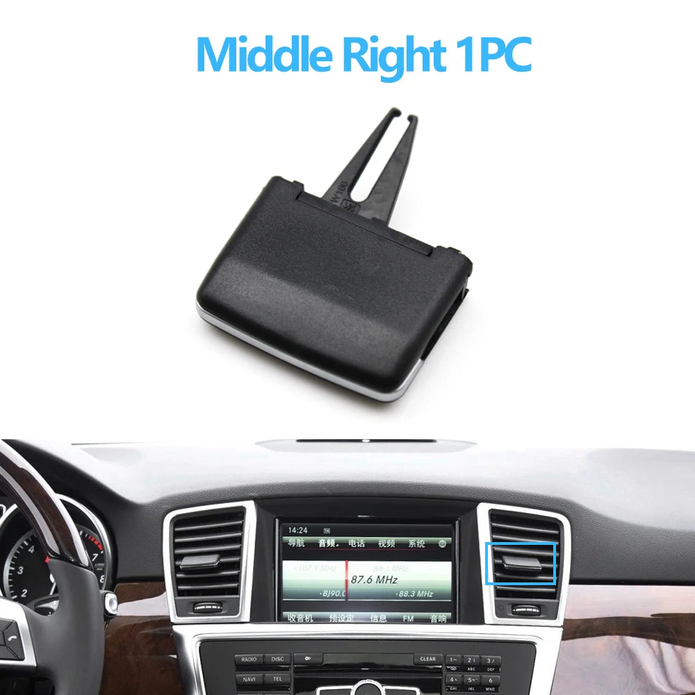 Car AC Air Conditioning Vent Outlet Tab Clip Repair Kit For Mercedes Benz W166 W292 ML350 GL450 M ML GLE GLS 1668300154