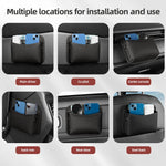 Self Adhesive Car Storage Pocket | Sticky Organizer Bag for Seat Back, Side Door, and Ph detail view