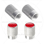 Itachi Rinnegan Sharingan Tire Valve Caps | 4pc Aluminum Anime Car Accessories additional angle