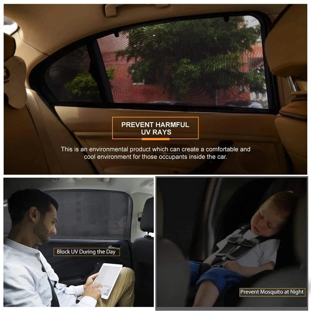 Mesh Car Window Sunshade Net for SUV Side Windows lifestyle view