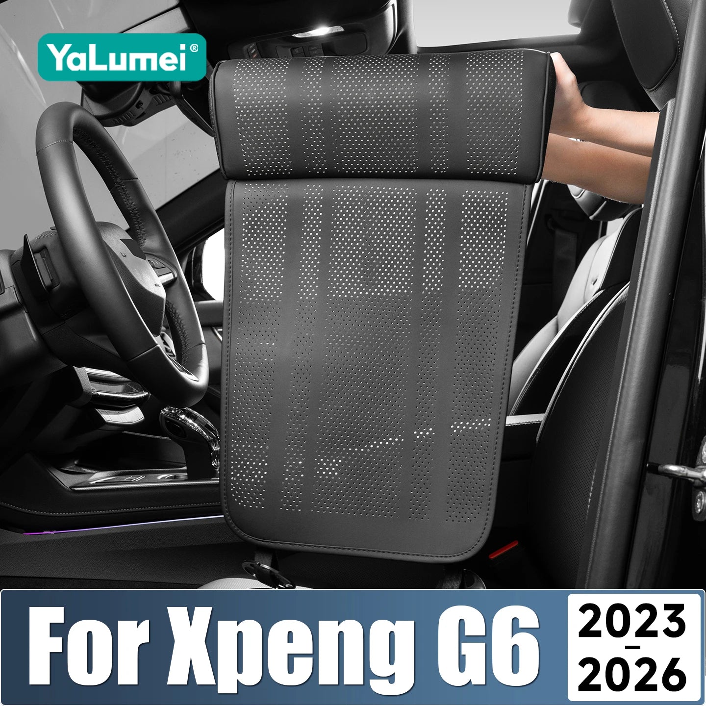 For Xpeng G6 EV 2023 2024 2025 2026 G01 PHEV Car Driver Seat Leg Support Extension Cushion Mat Footr