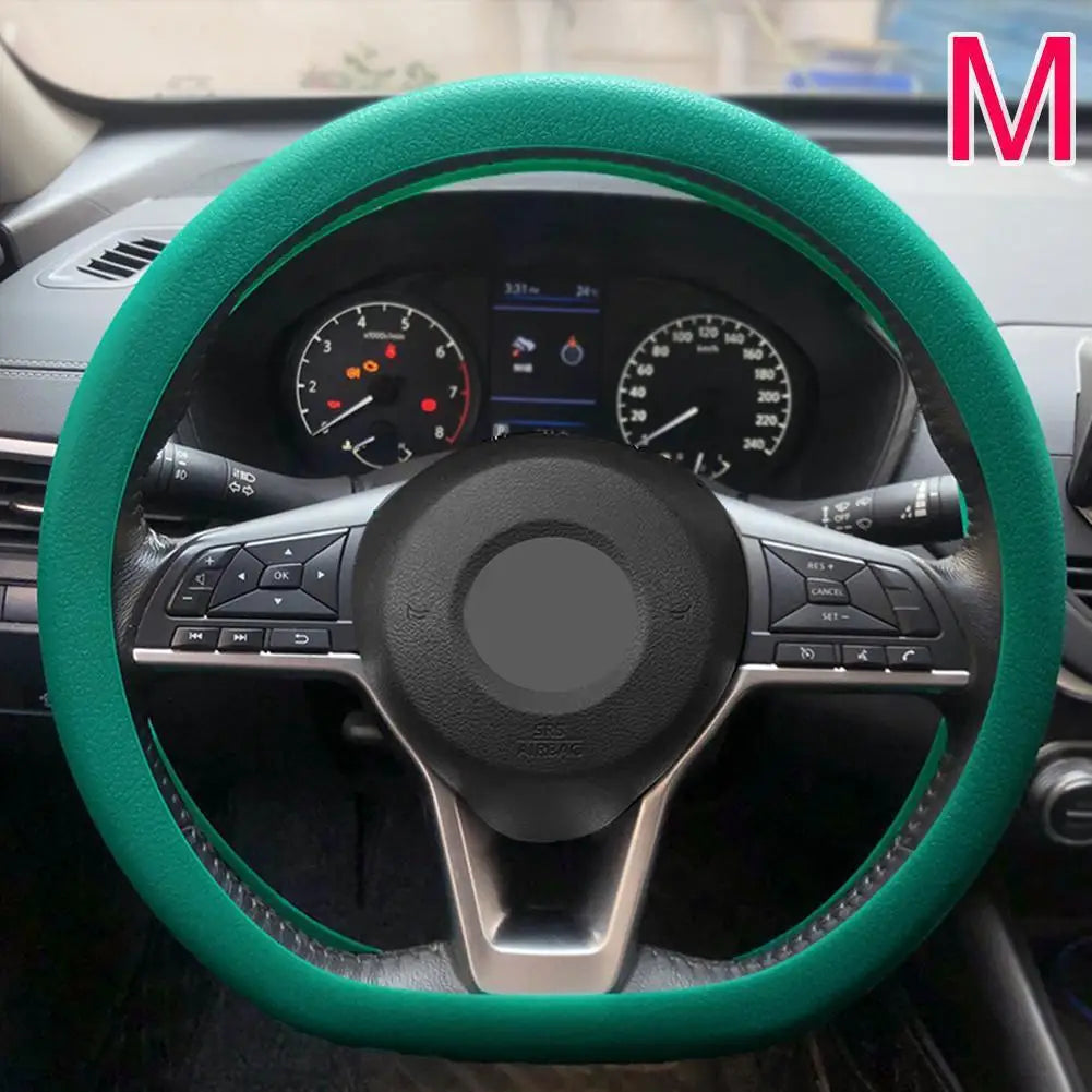 Silicone Steering Wheel Cover Soft Non-Slip lifestyle view