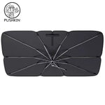 For XPENG G6 2023-2025 Windshield Sunshade | Foldable Umbrella Front Sun Protector lifestyle view