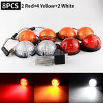 8PCS Front Rear Turn Signal Indicator Light Brake Tail Light For Land Rover Series 2 1958-1961 For L